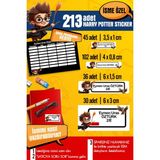 Selis Craft Okul Etiketi Harry Potter Temalı Özel Isim Yazılabilen Kalem, Defter, Boya, Kitap Etiketi - 213 Adet - Renkli - Parlak Sticker - 21 x 29,7 cm