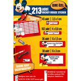 Selis Craft Okul Etiketi Mickey Mouse Temalı Özel Isim Yazılabilen Kalem, Defter, Boya, Kitap Etiketi - 213 Adet - Renkli - Parlak Sticker - 41 x 29,7 cm