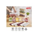 SELKA HOME 2 Adet 2 Lt. Nora Organizer Buzdolabı Buzluk Düzenleyici Saklama Kabı