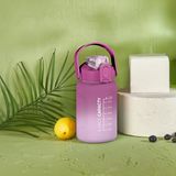 Selka Home - Briella 1000 ML Pipetli Motivasyon Matara (Lila - Mor)