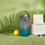 Selka Home - Briella 1000 ML Pipetli Motivasyon Matara (Mor - Siyah)