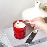 Selka Home Cloud Organik Cam Bardak Mum - Yeşil