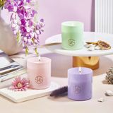 Selka Home Flowery Pathculi Lavander Kokulu Organik Cam Mum 480 Gr