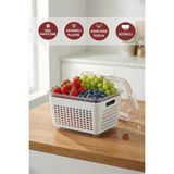 Selka Home Selka Lavin 7 Lt. Saklama Kabı - Ekru - 7 Litre