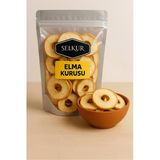 Selkur Kuru Elma 100Gr-Şekersiz-