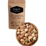 Selkur Lüx Karışık Kuruyemiş Kokteyl 1kg(Kaju-Badem-Fındık-Antep Fıstığı Eşit Miktar) - 1 kg