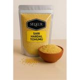 SELKUR Sarı Hardal Tohumu(KATKISIZ,ELENMİŞ) 1kg