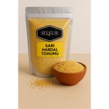 SELKUR Sarı Hardal Tohumu(KATKISIZ,ELENMİŞ) 200gr