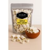 Selkur Sütlü Fitil Lokum 1Kg (Antep Fıstığı Parçacıklı)