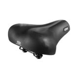 Selle Royal Sky Astrale Unisex Yaylı Geniş Rahat Bisiklet Sele Siyah - Neon Turuncu