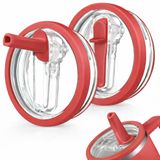SellHubX 40 OZ Uyumlu Yedek Kapak – Sızdırmaz Leakproof Tasarım – BPA Free Yedek & Upgrade Lid – Stanley Quencher ile Uyumlu Bardak & Termos Kapağı + iç pipeti (Fuşya)