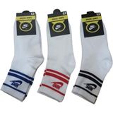 Selman S01601 Unisex Pamuk Tenis Çorap (3 Adet) - Karışık Renkli - ST01601-KARIŞIK Renkl-Tek Ebat - Çok Renkli - Standart