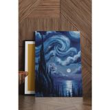 Selmıra Karışık Van Gogh Manzarası Kanvas Tablo
