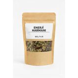 SELNUS Enerji Harmanı Bitki Çayı | Yeşil Çay, Mate, Fesleğen, Kuşburnu 50 Gram