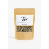 SELNUS Tomurcuk Yeşil Çay 75 Gr - Kıvrım Yaprak (Gunpowder) - Yoğun Dem ve Aroma - Işınlanmamış
