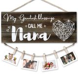SELORY Büyükanne Nana için Anneler Günü Hediyeleri,Büyükanne Hediyeleri,Nana Hediyeleri,Büyükanne Doğum Günü Hediyeleri,Benzersiz Büyükanne Büyükanne Resim Çerçevesi Torunlarından Hediyeler Torunlar, İlk Kez Yeni Büyük Büyükanne Nana Hediyeleri