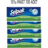 Selpak 10'lu Paket 100 Adet Mentollü Mendil Yumuşak Dokulu Ferahlatıcı