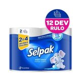 Selpak 12'li Dev Rulo Kağıt Havlu 2 Rulo 3 Katlı Ultra Emici ve Dayanıklı Kağıt - Beyaz