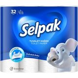 Selpak 3 Katlı Tuvalet Kağıdı 32'li Paket - Yumuşak ve Güçlü 2'li Ekonomik Paket - 2 Adet