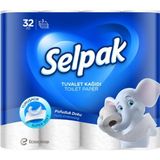 Selpak 32 Rulo 3 Katlı Tuvalet Kağıdı Ultra Yumuşak ve Ekstra Dayanıklı Özellikte