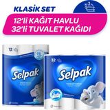 Selpak 32'li Tuvalet Kağıdı & 12'li Kağıt Havlu - Beyaz
