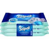 Selpak Antibakteriyel Islak Cep Mendili 3X15'LI
