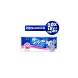 Selpak Çiçek Kokulu Mendil, 100'lü Paket (10x10)