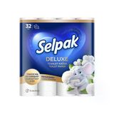 Selpak Deluxe Pamuk Katkılı Tuvalet Kağıdı 32'li - 8 Adet