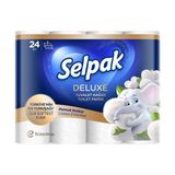 Selpak Deluxe Tuvalet Kağıdı Pamuk Katkılı 24'lü - Beyaz