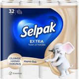 Selpak Extra 32 Li Tuvalet Kağıt Kaşmir - Çok Renkli