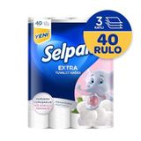 Selpak Extra 40'lı Pamuklu Pudra Kokulu Tuvalet Kağıdı