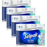 Selpak Extra Desenli Kağıt Havlu 6'lı 4 Adet