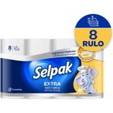 Selpak® Extra Yağ Emici 8'li Rulo Kağıt Havlu 3 Katlı Kokusuz Mutfak ve Temizlik Kullanımı İçin - Beyaz