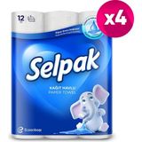 Selpak® Kağıt Havlu 12'li x 4 Adet - Beyaz