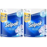 Selpak Kağıt Havlu Dev Rulo 1:2 2li paket
