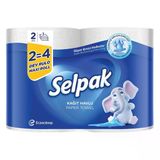 Selpak Kağıt Havlu Dev Rulo 2'Li Paket