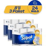 Selpak Kağıt Havlu Extra Yağ Emici 24 Rulo - Beyaz
