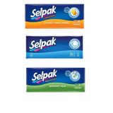 SELPAK MENDİL 3 'LÜ SET (LOSYON-KLASİK-MENTOL)10*3 (30 ADET 10'LU MENDİL)