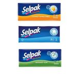 Selpak Mendil 3 'Lü Set (Losyon-Klasik-Mentol)1*3 (30 Adet 1'Lu Mendil)