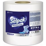 Selpak Pro Premium Jumbo Kağıt Havlu 510 Metre 2 Katlı Profesyonel Endüstriyel - Beyaz