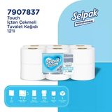 Selpak Pro Touch İçten Çekmeli Tuvalet Kağıdı 120M 12’Li