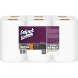 Selpak Professional Extra Hareketli Kağıt Havlu Çift Katlı 21 cm 70 m - 6 Adet - Renkli
