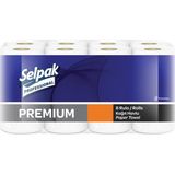 Selpak Professional Premium Kağıt Havlu Çift Katlı 23 x 13.4 cm 85 Yaprak - 8 Adet (7906610)