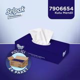 Selpak Professional Premium Kutu Mendil 18 x 21 cm 50 Yaprak x 24 Paket