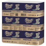 Selpak Professional Premium Z Katlama Dispenser Havlu 23,5 X 24 Cm 200 Yaprak - 20'Li