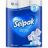 Selpak Professional Selpak Süper Emici Rulo Kağıt Havlu 3 Katlı 12'Li Paket