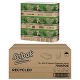 Selpak Profesyonel Recycled Z Katlı Havlu 200 Yaprak - 12'Li