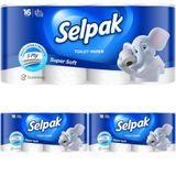 Selpak Tuvalet Kağıdı 16'lı (3 paketi)