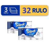 Selpak Tuvalet Kağıdı Extra Pamuksu Doku 32 Rulo