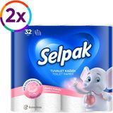 Selpak Tuvalet Kağıdı Pudra Kokulu 2 x 32'li